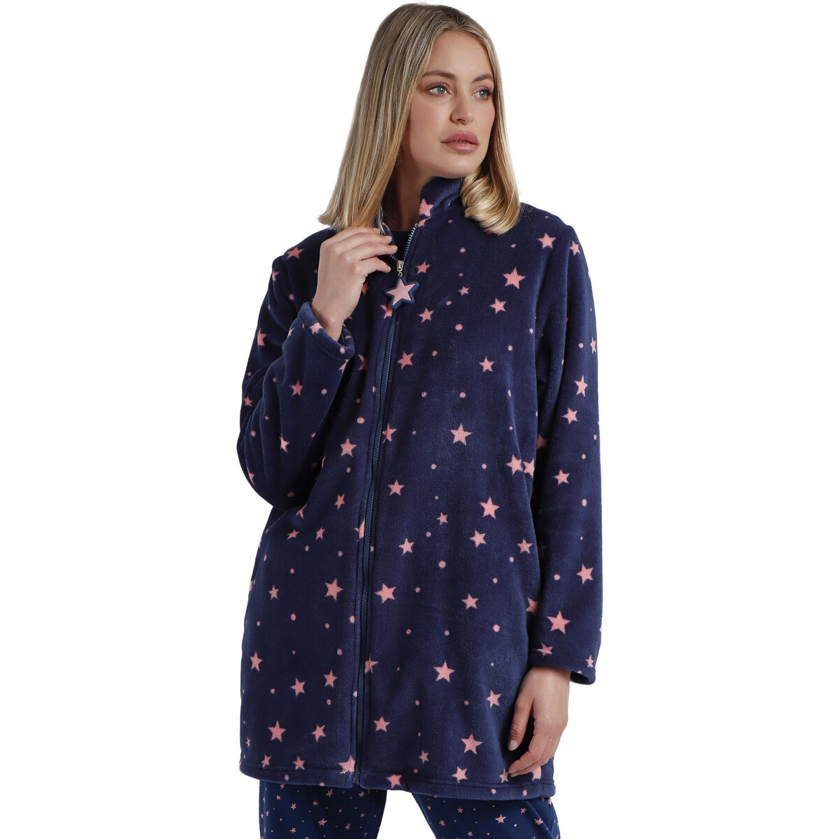 Kleidung Damen Pyjamas/ Nachthemden Admas Hausjacke Magical Blau