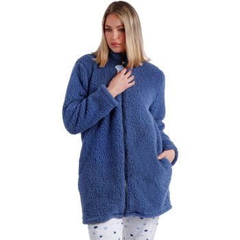 Kleidung Damen Pyjamas/ Nachthemden Admas Hausjacke Cloudy Nights Blau