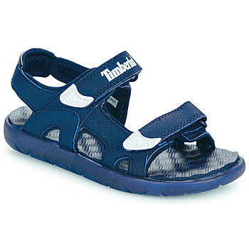 Schuhe Jungen Sandalen / Sandaletten Timberland PERKINS ROW 2-STRAP Blau
