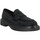 Schuhe Damen Slipper Semerdjian M22 Velours Femme Noir Schwarz