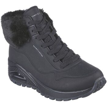 Schuhe Damen Low Boots Skechers Uno rugged fall air Schwarz