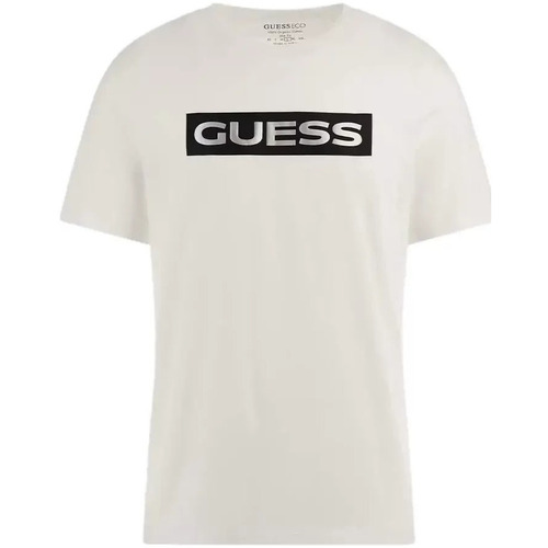 Kleidung Herren T-Shirts Guess Metallique Weiss