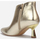 Schuhe Damen Low Boots La Modeuse 67851_P157845 Gold