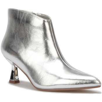 Schuhe Damen Low Boots La Modeuse 67852_P157851 Silbern