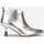 Schuhe Damen Low Boots La Modeuse 67852_P157851 Silbern