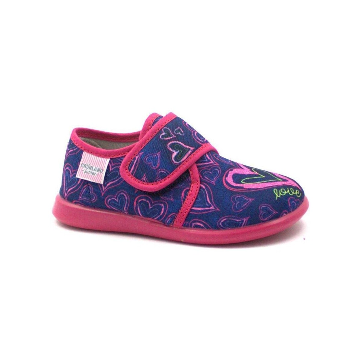 Schuhe Kinder Hausschuhe Grunland GRU-CCC-PA1154-BF Blau