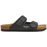 Schuhe Damen Pantoffel Pepe jeans Mules femme  Oban Classic 2 Schwarz