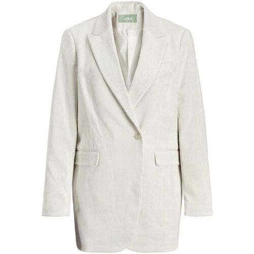 Kleidung Damen Jacken Jjxx 12237878 MARY CORD BLAZER-BONE WHITE Weiss