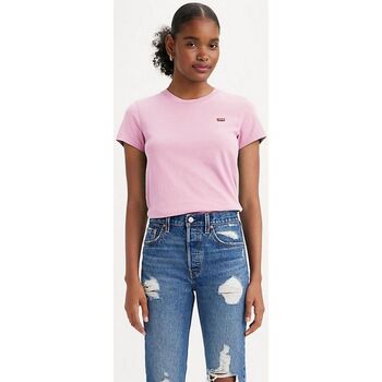 Kleidung Damen T-Shirts & Poloshirts Levi's 39185 0251 - PERFECT TEE-PINK LAVANDER Rosa