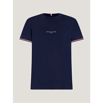 Kleidung Herren T-Shirts & Poloshirts Tommy Hilfiger MW0MW32584DW5-DESERT SKY Blau