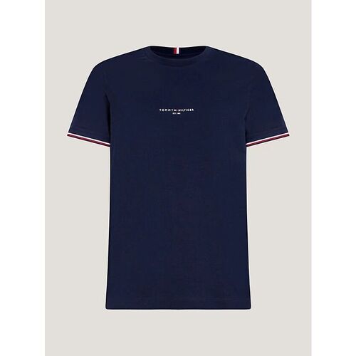 Kleidung Herren T-Shirts & Poloshirts Tommy Hilfiger MW0MW32584DW5-DESERT SKY Blau