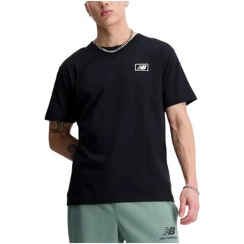 Kleidung Herren T-Shirts New Balance  Schwarz