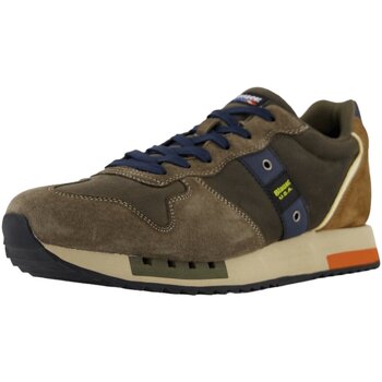 Schuhe Herren Sneaker Blauer QUEENS01 F3QUEENS01/WAX Grün
