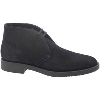 Schuhe Herren Boots Antica Cuoieria ANC-CCC-17671-BL Blau