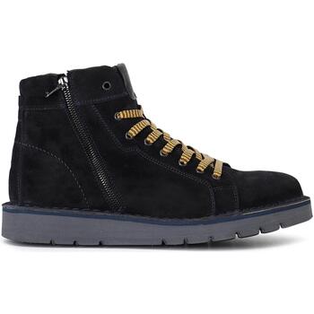 Schuhe Herren Sneaker High Café Noir CNUAI24-TS6001-blu Blau