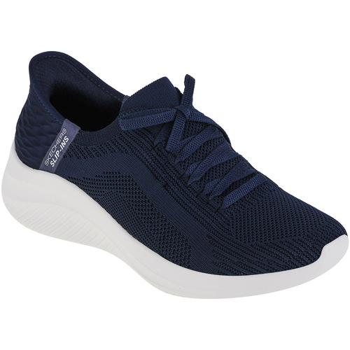 Schuhe Damen Sneaker Low Skechers Slip-Ins Ultra Flex 3.0 - Brilliant Blau