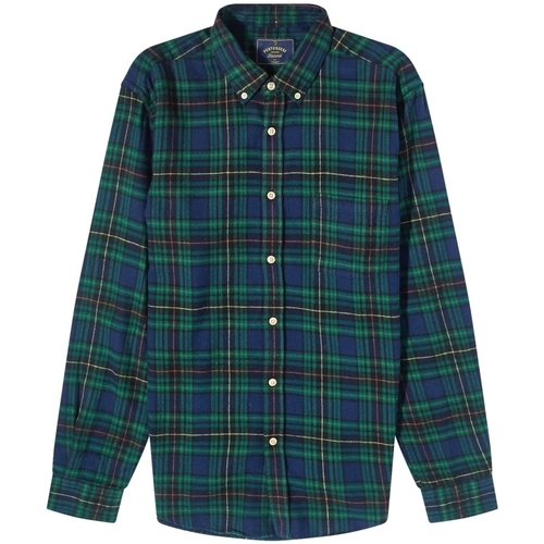 Kleidung Herren Langärmelige Hemden Portuguese Flannel Orts Shirt - Checks Grün