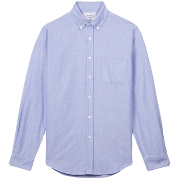 Portuguese Flannel  Hemdbluse Brushed Oxford Shirt - Blue