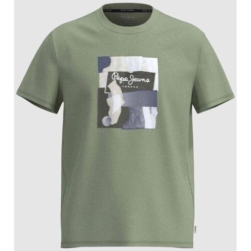 Kleidung Herren T-Shirts Pepe jeans PM508942 OLDWIVE Grün