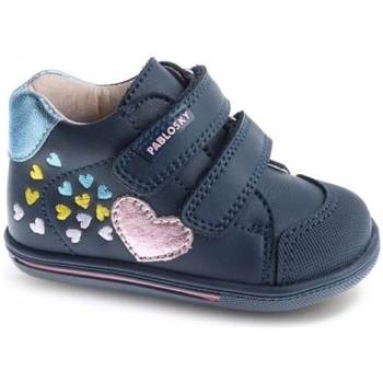 Schuhe Kinder Sneaker Pablosky Baby 033425 B - Leader Marino Blau