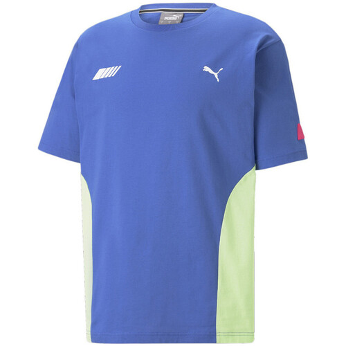 Kleidung Herren T-Shirts & Poloshirts Puma 538456-10 Blau