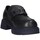 Schuhe Damen Slipper Bueno Shoes Wz1404 Bummler Frau Blau Blau