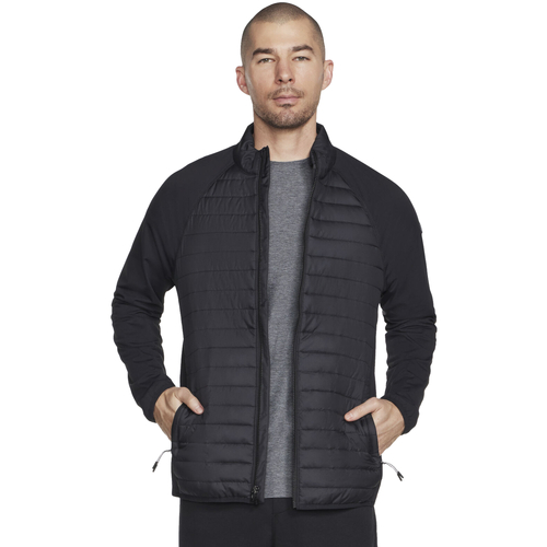 Kleidung Herren Parkas Skechers GO Shield Hybrid Jacket Schwarz