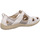 Schuhe Damen Sandalen / Sandaletten Earth Spirit Sandaletten 39001 NAVY Weiss
