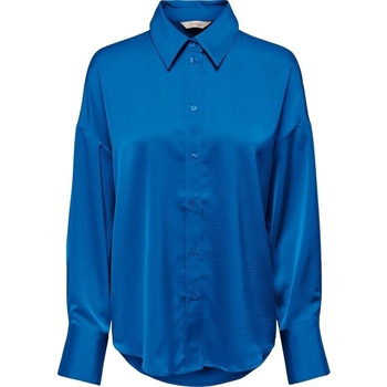 Kleidung Damen Tops / Blusen Only Marta Oversize Shirt - Super Sonic Blau