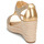 Schuhe Damen Sandalen / Sandaletten MICHAEL Michael Kors BERKLEY MID WEDGE Gold