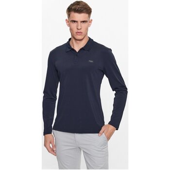 Kleidung Herren T-Shirts & Poloshirts Guess M3YP13 KBS60 Blau