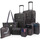 Taschen flexibler Koffer Itaca Solite Grau