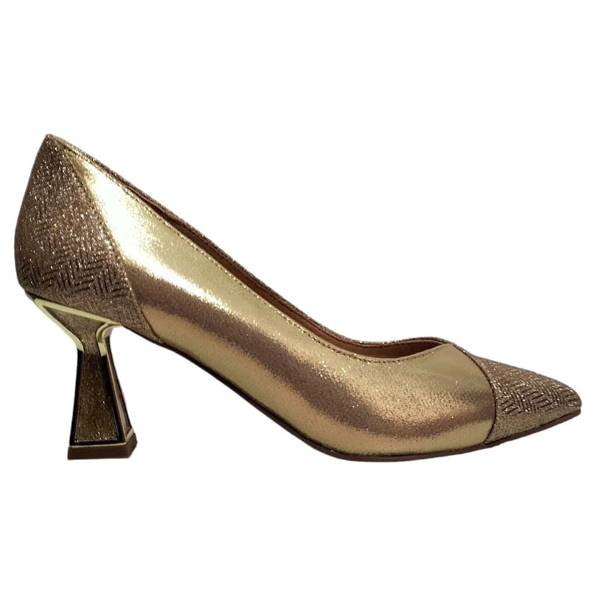 Schuhe Damen Pumps Menbur 24444-oro Gold