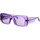 Uhren & Schmuck Damen Sonnenbrillen The Attico Sonnenbrille  X Linda Farrow Marfa 3C25 Violett