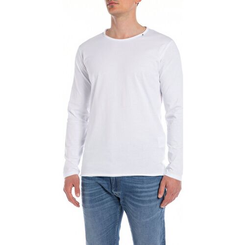 Kleidung Herren T-Shirts & Poloshirts Replay M3592.2660-001 Weiss