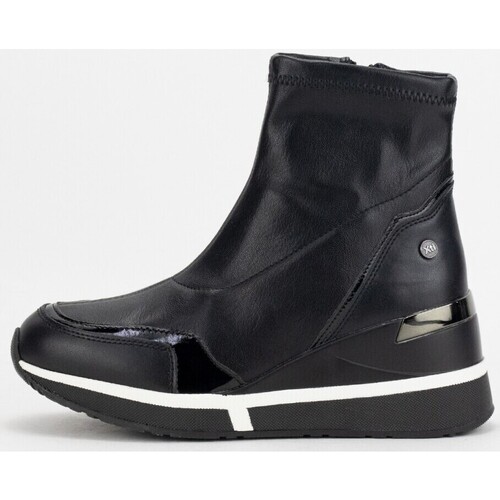 Schuhe Damen Stiefel Xti Botines  en color negro para Schwarz
