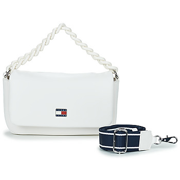 Tommy Jeans TJW CITY-WIDE FLAP CROSSOVER Weiss