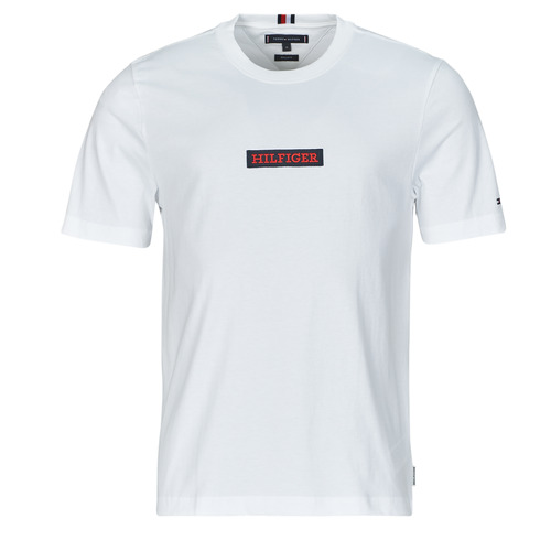 Kleidung Herren T-Shirts Tommy Hilfiger MONOTYPE BOX TEE Weiss