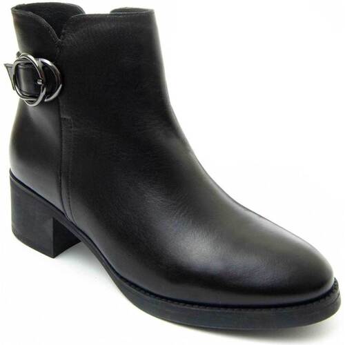 Schuhe Damen Klassische Stiefel Purapiel 83473 Schwarz