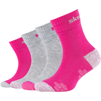 Accessoires Damen Socken & Strümpfe Skechers 4PPK Wm Mesh Ventilation Glow Socks Rosa