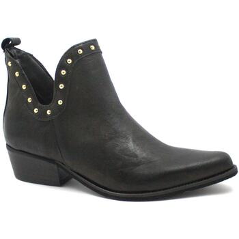 Schuhe Damen Low Boots Giada GIA-I23-TEX04-BL Schwarz