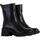 Schuhe Damen Boots The Divine Factory 222407 Schwarz