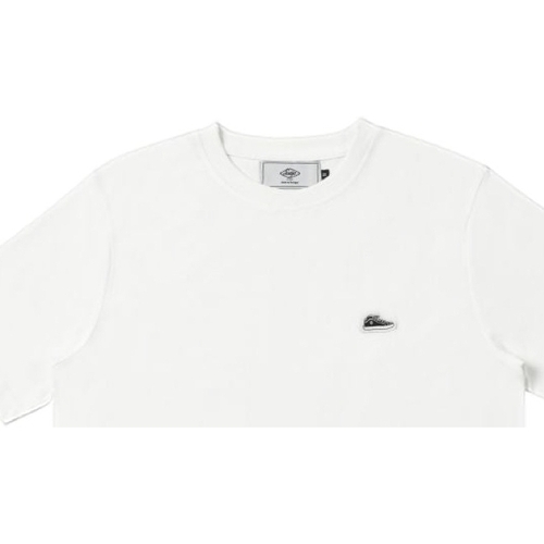 Kleidung Herren T-Shirts & Poloshirts Sanjo T-Shirt Patch Classic - White Weiss