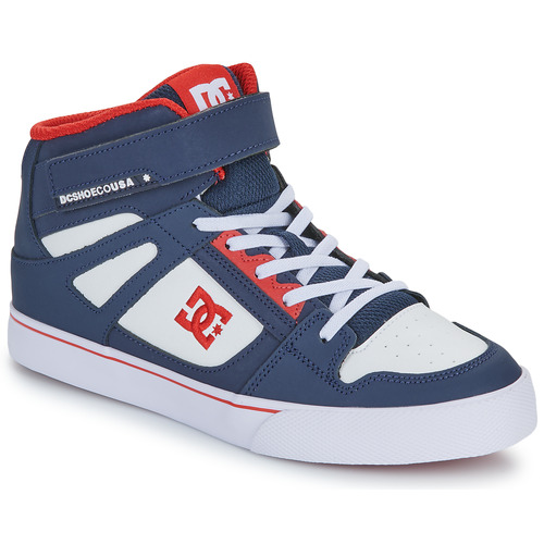 Schuhe Jungen Sneaker High DC Shoes PURE HIGH-TOP EV Marine / Rot