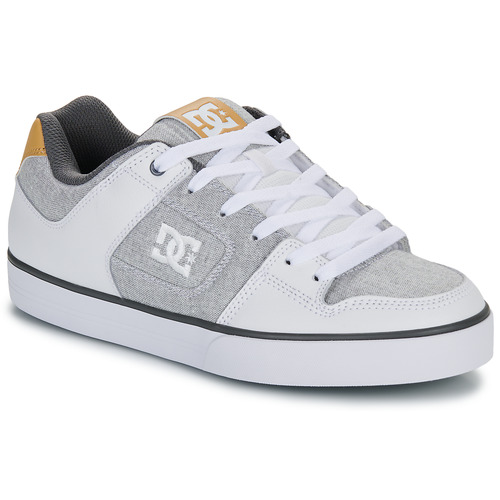 Schuhe Herren Sneaker Low DC Shoes PURE Grau / Weiss / Grau