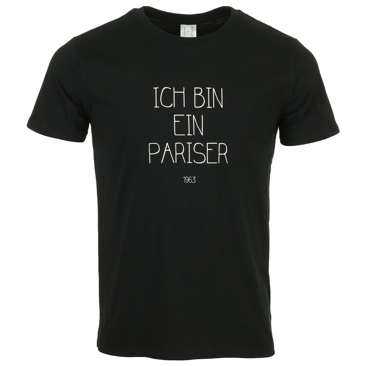Kleidung Herren T-Shirts Civissum I Bin Ein Pariser Schwarz