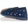 Schuhe Damen Hausschuhe Javer 120-15 Blau