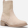 Schuhe Damen Low Boots La Modeuse 67873_P157895 Beige
