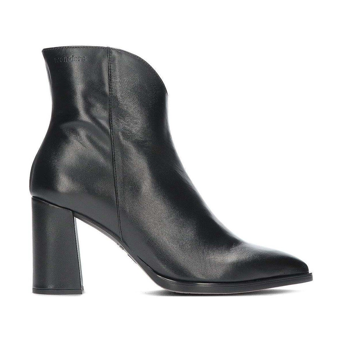 Schuhe Damen Low Boots Wonders NARA STIEFEL M-5403 Schwarz