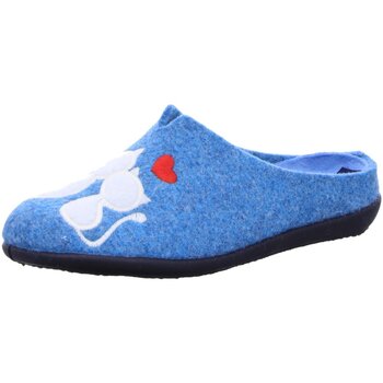 Schuhe Damen Hausschuhe Neles S15-27319 Blau